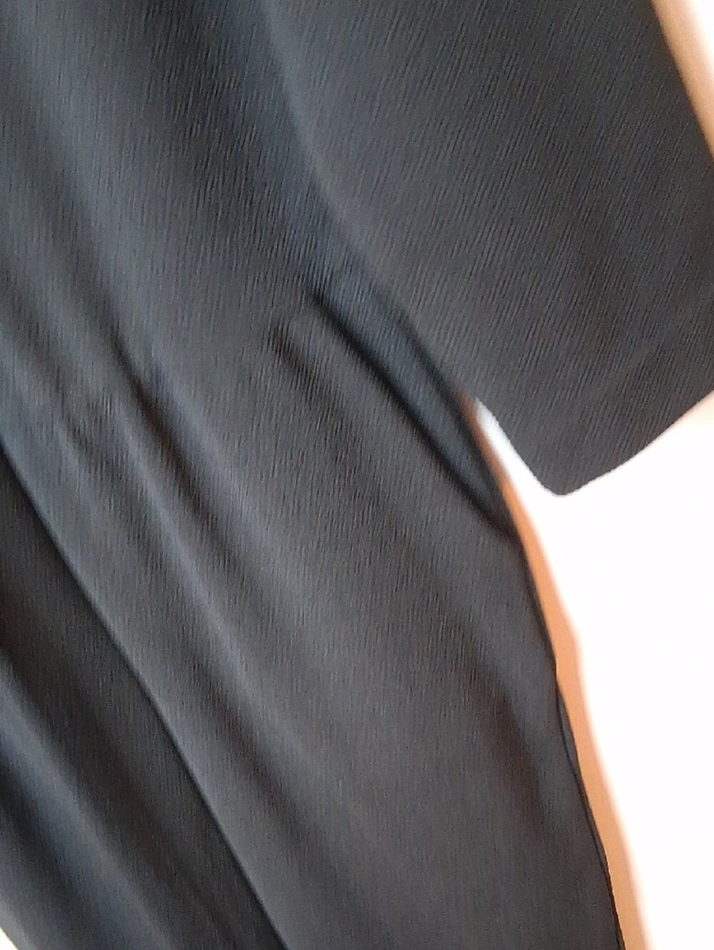 Prologue Women's Size Small Black Midi Jumpsuit with V-Neck and Tie Waist - Picture 4 of 9